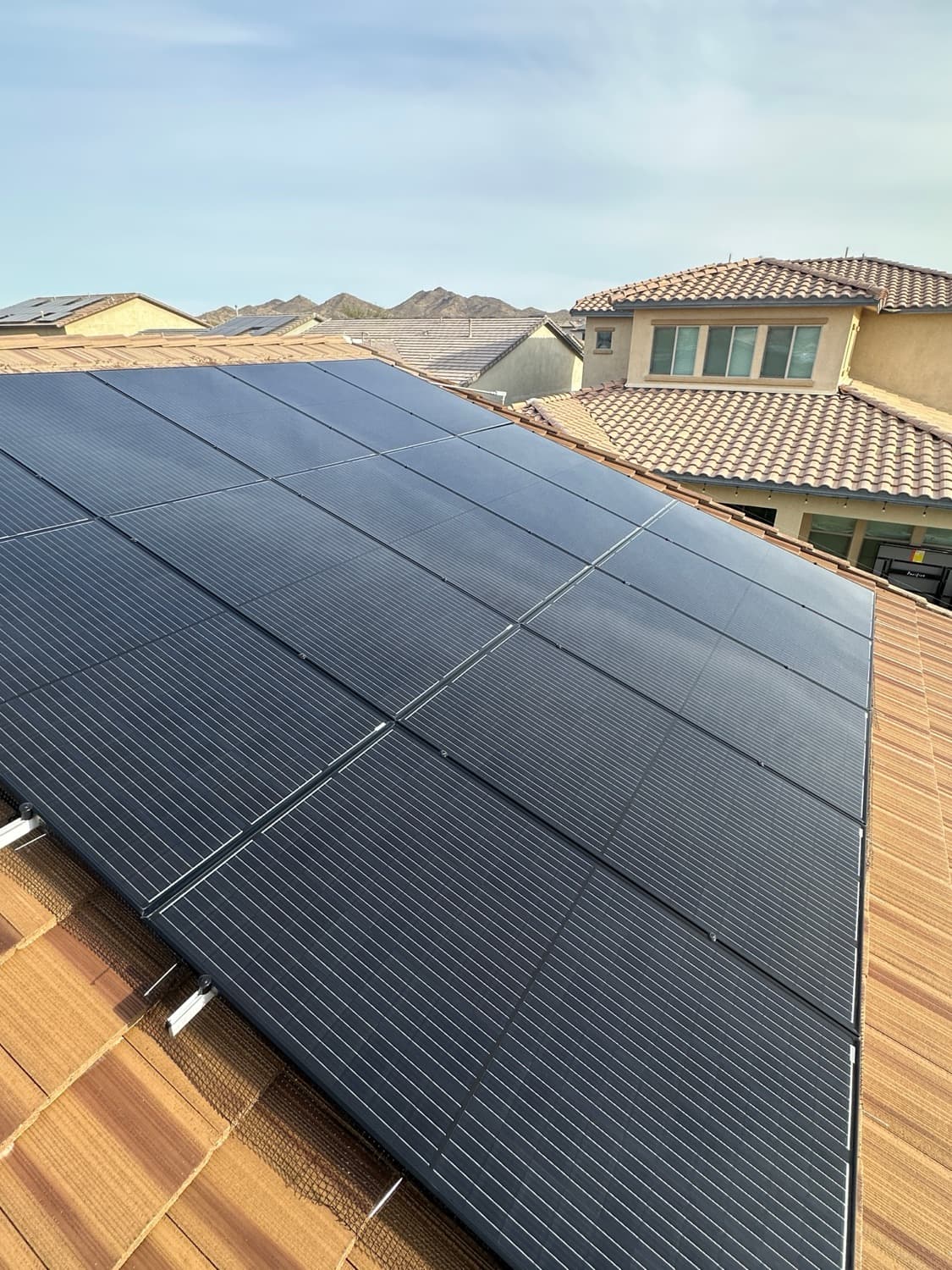 Solar panel cleaning in North Scottsdale